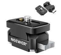 NEEWER Cámara Acción Placa Liberación Rápida Mount Compatible con Insta 360 x4 x5, Kit Accesorios Adaptador QR para Trípode Aluminio con Orificio Rosca 1/4" para Grabación Video Cine, CA139