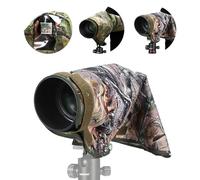 NEEWER Camera Rain Cover, M Tamaño Mediano Impermeable Funda para Canon Sony Nikon Fujifilm DSLR Cámara y Lentes de hasta 200mm, Doble Cara Camuflaje Verde Camuflaje de Nylon, PB021