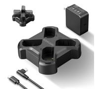 NEEWER Cargador de batería USB de 4 Canales para cámara LP-E6/LP-E6N/LP-E6NH/LP-E6P Compatible con Canon EOS R5 Mark II 6D Mark II 5D Mark III 5D Mark IV, PD 45W Carga rápida con Cargador PD 45W