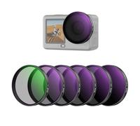 NEEWER CPL + ND Filtro Set Compatible Solo con dji Osmo Action 6, Filtros Polarizadores Circulares Ajustables ND8/16/32/64/1000, Accesorios de Fotografía para Action CAM HD Multicapa a Presión, FL-B2