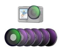 NEEWER CPL + ND Filtro Set Compatible con dji Osmo Action 6, ND8/16/32/64/1000 Filtro Polarizador Circular Ajustable, Lens Polarizer Objetivo, Accesorios Multicapa con Rosca para Action CAM, FL-B101