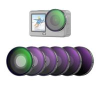NEEWER CPL + ND Filter Set Compatible Solo con dji Osmo Action 6, ND8/16/32/64/256 Objetivo Filtro Polarizador Circular Ajustable Polarizador Multicapa Rosca Accesorios para Cámara Acción, FL-B109