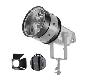 NEEWER CSF10 Lente Fresnel de 10", Bowens Mount Lente de Recolección de Luz con 10-35° Ángulo de Haz y Puertas Granero para Luz de Video LED CB300B, CB300C, CB200, CB200B, CB200C,AS600B de hasta 600W