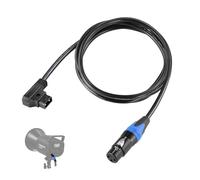 NEEWER D Tap Macho a 3 Pin XLR Hembra Cable Alimentación 1,8m para Iluminación Continua Vídeo Fuente Alimentación por V Montaje Baterías, Solo para NEEWER FS150 FS150B FS230 FS230B Luz Vídeo, NC009