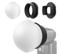 NEEWER Difusor de Flash de Silicona con Dos Anillos adaptadores magnéticos, modificador de luz para NEEWER NW620 NW700 NW760 Z880 Z760 Cabeza Cuadrada y Z1 Z2 Speedlite de Cabeza Redonda, CRS2