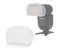 NEEWER Difusor de Flash para Flash Speedlite de Cabeza Cuadrada, Snap On PC Blanco Modificador de Luz Speedlight Panel Difusor para Z760 NW760 NW700 NW620 NW600 NW655 NW635II NW645II NW670 750II FA002