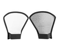 Neewer - Difusor de luz de dos caras (blanco y plata) compatible con Nikon Speedlite SB-600, SB-800, SB-900, Canon Speedlite 380EX 430EX 550EX 580EX, Vivita, Sony, Pentax, Olympus, Yongnuo, Neewer, Godox
