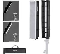 NEEWER Difusor de Softbox de Rejilla de Luz de Tubo para Barra de Luz LED BH20B, Softbox de Tira de Rejilla de Panal con Difusor, Bolsa de Transporte, Cierres Táctiles para Transmisión en Vivo, NS2S