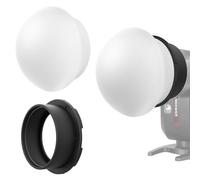 NEEWER Difusor Silicona Flash con Anillo Adaptador Magnético, Modificador Luz Flash Softbox Compatible con Godox V1/V1 Pro NEEWER Z1 Z2 Flash Cámara Cabeza Redonda, CRS11
