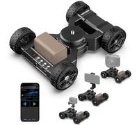 NEEWER DL400 Cámara Motorizada Actualizada Deslizante Dolly con App Control, Motor Dual Ultra Silencioso, 5h Funcionar, Compatible con GoPro iPhone Android Samsung Smartphone DSLR Cámara Videocámara