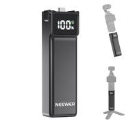 NEEWER Empuñadura Batería Battery Grip Compatible con dji Osmo Pocket 3 & Creator Combo Tripod Accessories, 5000mAh Tipo C 22,5W Máx. Cargador Portátil, Rosca 1/4" para Palo Selfie Grabar Vídeo, PH01
