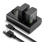 NEEWER EN-EL25 - Batería de Repuesto y Cargador USB, 2 Unidades, 1350 mAh y Cargador USB de Doble Canal Tipo C, Compatible con cámara Nikon Z30 Z50 ZFC 4241 EN-EL25 batería MH-32