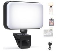 NEEWER Entry Level Version LED Selfie Light, Luz Teléfono con Clip Compatible con iPhone, 66 LED CRI92, Portátil para Ordenador Laptop Webcam Zoom Videoconferencia Maquillaje Grabación Streaming, N6