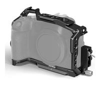 NEEWER EOS R8 Jaula para Cámara con HDMI Cable Clamp, NATO Rail, Base Tipo Arca de Liberación Rápida, Tornillos Antigiro, Vídeo Rig Camera Cage Compatible con Canon R8 dji RS 2 RSC 2 RS 3 Pro, CA039