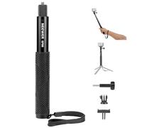 NEEWER Extensión Varilla Kit Compatible con dji OSMO Action 5 Pro 4 3 GoPro Insta360 AKASO,27.8" Invisible Selfie Stick,Action Camera Adapter &Magnético Quick Release Mount para Grabación Video,GP-86