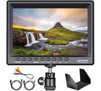 Neewer F100 7" 1280x800 IPS Pantalla Monitor de Campo de Cámara Soporte 4k Entrada Video HDMI para DSLR Cámara sin Espejo Sony A7S II A6500 Panasonic GH5 Canon 5D Mark IV y más (Batería no incluida)