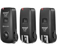 NEEWER FC-16 2,4G Disparador Flash Estudio con Obturador Cámara Inalámbrico con Dos Receptores,Compatible con Nikon D7100 D7000 D5100 D5000 D3200 D3100 D600 D90 D800E D800 D700 D300S D300 D200 D4 D3S