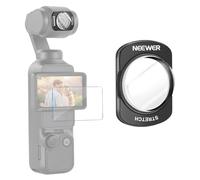 NEEWER Filtro de Efecto de Movimiento Fractal elástico de Doble Cara Compatible con dji Osmo Pocket 3 Creator Combo Accesorios, Vidrio óptico HD Multicapa magnético con Protector de Pantalla, FL-C37