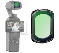 NEEWER Filtro Magnético Difusión Negra Efecto 1/4 Compatible con dji OSMO Pocket 4 & 3, Creator Combo Accesorios, Cámara Acción Cine Ensueño Lentes Filtro, Kit con 2 Protectores Pantalla Táctil LCD