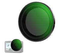 NEEWER Filtro ND Variable Compatible con dji Osmo Action 5 Pro/4/3, ND2-32, 1-5 Stop, Snap On, Vidrio óptico HD multiprocesado, Filtro Gris, Filtro de Lente de cámara de acción, Accesorios de