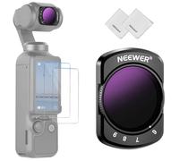 NEEWER Filtro ND Variable Compatible con dji Osmo Pocket 3 / Pocket 4 / Xtra Muse Creator Combo Accesorios, magnético ND64-512 6-9 Paradas, Filtro de Densidad Neutra Ajustable con 2 Protectores