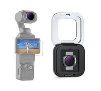 NEEWER Filtro ND Variable Compatible con dji Osmo Pocket 3 y Creator Combo Accesorios, magnético Multicapa ND64-512 Filtro de Lente de cámara de acción de Densidad Neutra con Protector de Pantalla y