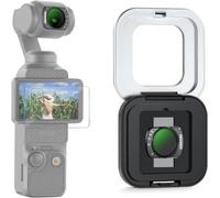NEEWER Filtro ND Variable Compatible con dji Osmo Pocket 3 y Creator Combo Accesorios, magnético Multicapa ND2-32 Filtro de Lente de cámara de acción de Densidad Neutra con Protector de Pantalla y