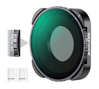 NEEWER Filtro ND Variable Compatible con GoPro 13 12 11 10 9, ND4-32 2-5 Paradas, Filtro ND Ajustable con Vidrio óptico HD Multicapa, Marco Delgado, 2 paños de Limpieza, sin patrón X