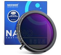 NEEWER Filtro ND y CPL Variable de 49 mm con Putter, ND3-64 (1.5-6 Paradas), Densidad Neutra Limitada Ajustable 2 en 1 y Filtro CPL, Vidrio óptico HD Multicapa, Marco de Aluminio, Resistente a los