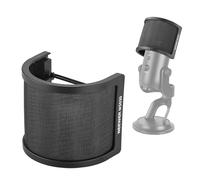 NEEWER Filtro pop para micrófonos, triple capa de aislamiento, cubierta de parabrisas para micrófonos de 40-72 mm de diámetro, compatible con Blue Yeti para podcast, transmisión de voz sobre grabación