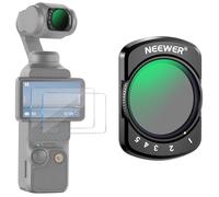 NEEWER Filtro Variable ND2-32 Compatible con Dji Osmo Pocket 3, Filtro Magnético 1-5 Paradas Limitadas ND Ajustable, Accesorios Acción Cámara, Vidrio óptico HD, 2 Protectores de Pantalla LCD, FL-50