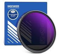 Neewer - Filtro Variable ND2-ND400, Filtro de Densidad Neutra Ajustable con Revestimiento múltiple Repelente al Agua Resistente a los arañazos, Marco de Aluminio Delgado, 58mm
