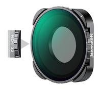 Neewer Filtro Variable ND4-ND32 Compatible con GoPro Hero 13, Hero12, Hero11, Hero10, Hero9, 2-5 Paradas, Filtro ND Variable con Vidrio óptico HD Multicapa HD y Marco Delgado, sin patrón X