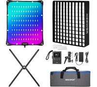 NEEWER FL100C Luz Video LED Flexible Mejorada con Airbag, Control App/2,4G/DMX, Kit Iluminación Softbox con Panel Plegable RGB 115W, 2500-10000K 14700lux CRI96+ para Foto Estudio Grabación Streaming