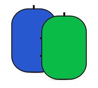 Neewer Fondo Plegable Reversible Chromakey Verde y Azul 150 x 200 cm