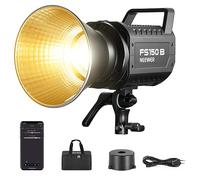 NEEWER FS150B Luz de Video con Control 2,4G/App, Iluminación Continua Fotografía, 130W Bicolor COB Foco Lámpara con 4 Tipo Atenuación, 72000lux/1m, 2700K-6500K, CRI 97+, 12 Efectos, Bowens Mount