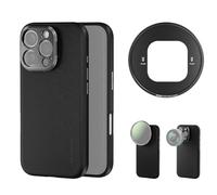 NEEWER Funda para teléfono móvil 16 Pro, Resistente TPU/PC con Soportes de Objetivo de 17 mm, Adaptador de Filtro de 67 mm, Piel sintética Antideslizante, Compatible con iPhone 16 Pro MagSafe, PA083