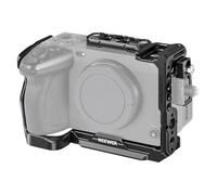 NEEWER FX3/FX30 Jaula con HDMI Cable Clamp, Riel NATO, Agujeros de Posicionamiento ARRI de 3/8", 1/4" Roscas, Compatible con Sony FX30 FX3 Original XLR Handle,Compatible con DJI RS3 RS2 Gimbal, CA011