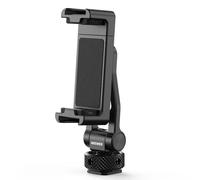 NEEWER GA010 - Soporte de trípode para teléfono, 65-90 mm, Soporte de Abrazadera Ajustable para teléfono con Rosca de 1/4 Pulgadas, inclinación de 180°, Giro de 360°, Accesorios de Zapata fría