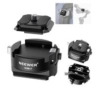 NEEWER GM47 Placa Liberación Rápida, Placa QR Bloqueo Automático Interruptor Rápido Compatible con Clip Peak Design Capture V3, Base Clamp Arca Compatible con Arca Swiss dji Ronin RS 4 Pro RS 3 RS 2