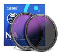Neewer HD True Colors 49 mm ND2-512 Filtro ND Variable (1-9 Paradas), Filtro VND y Lente de Filtro Magnético ND32, Filtro de Densidad Neutra Multicapa, Sin Cambio de Color/Sin Cruz X/Ninguna