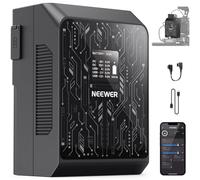 NEEWER Inteligente Mini Batería V Mount NEEWER App Control, 6800mAh, 99Wh, 14,5V, 100W PD Carga Rápida, OLED, Dual USB C/D Tap/BP/USB A/DC Dual Puertos, Compatible con BMPCC 4k 6k Videocámara, PS099S