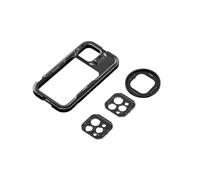 NEEWER Jaula para Video para Teléfono con Forma de Conejo para 16 Pro Max con Adaptador de Filtro A Presión de 67 mm, Carcasa de Aluminio para