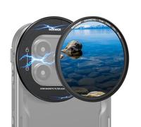 NEEWER Juego de 67mm Filtros Magnéticos CPL, Polarizador Circular Multicapa HD con Adaptador Placa Trasera para Filtro Magnético, Compatible con iPhone 16 Pro/16 Pro MAX Jaula Video Rig (PA073/PA074)