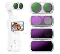 NEEWER Juego de Filtros CPL + ND Compatible con Insta360 Luna Ultra, Blanco