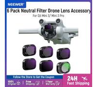 NEEWER Juego de filtros ND compatible con DJI Mini 3/Mini 3 Pro, paquete de 6 accesorios de lentes de Dron con filtro de densidad neutra