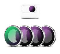 NEEWER Juego de filtros ND Compatible con Insta360 GO 3S, CPL+ND8+ND16+ND32, Accesorios de cámara de acción, filtros polarizados y de Densidad Neutra, Vidrio óptico HD Multicapa