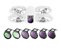 NEEWER Juego de filtros ND compatibles con dji Neo, Paquete de 6 Unidades ND8/ND16/ND32/ND64/CPL/UV polarizador Circular de Densidad Neutra, Accesorios de dron polarizador Circular Delgado, Vidrio