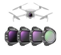 NEEWER Juego de Filtros ND CPL Compatible con dji Mini 5 Pro | Snap On ND16, ND64, ND256 Filtros Densidad Neutra, Polarizador Circular, Objetivo Polarizador;Accesorios Cámaras Drones