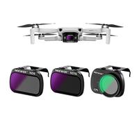 NEEWER Juego de Filtros ND de 3 Paquetes Vidrio Óptico HD Multicapa ND8 + ND16 + CPL Filtro Compatible con dji Mavic Mini Mini 2 Mini SE Mini 2SE